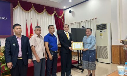 老挝官鑫国际集团获得2022年度老挝万象市“五好”企业称号